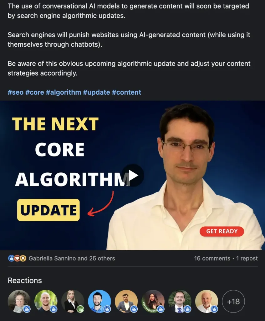 My Google Core Update Prediction 1 year before is rolled out