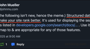 Elie Berreby debunks Google's official statement about structured data